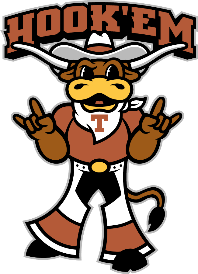 Texas Longhorns 2019-Pres Mascot Logo diy iron on heat transfer